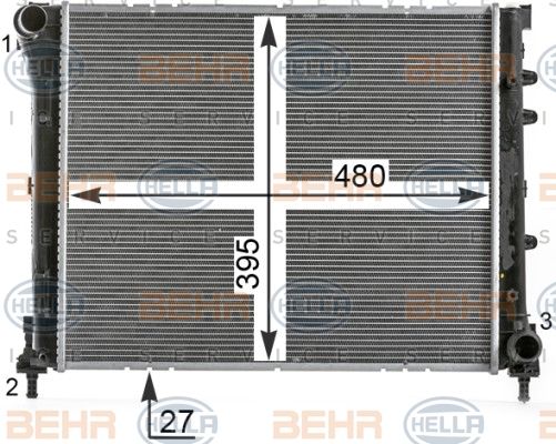HELLA Radiators, Motora dzesēšanas sistēma 8MK 376 900-171