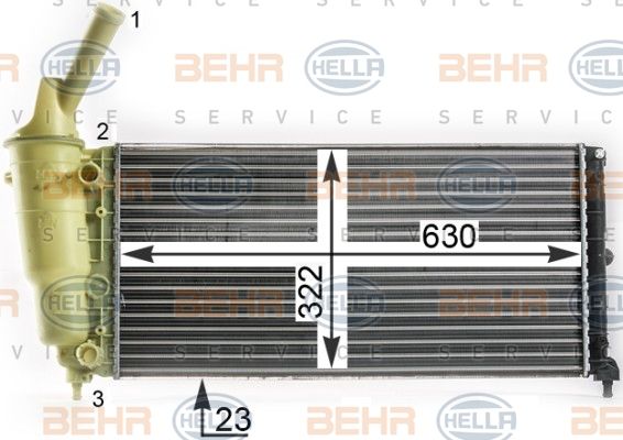 HELLA Radiators, Motora dzesēšanas sistēma 8MK 376 900-251