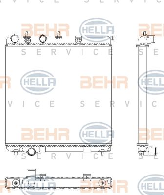 HELLA Radiators, Motora dzesēšanas sistēma 8MK 376 901-071