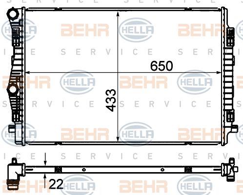 HELLA Radiators, Motora dzesēšanas sistēma 8MK 376 901-384