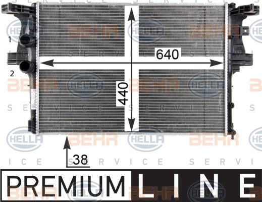 HELLA Radiators, Motora dzesēšanas sistēma 8MK 376 903-601