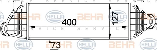 HELLA Интеркулер 8ML 376 746-651