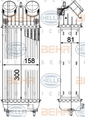 HELLA Starpdzesētājs 8ML 376 756-741