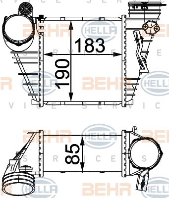 HELLA Starpdzesētājs 8ML 376 760-594