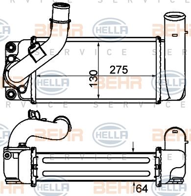 HELLA Starpdzesētājs 8ML 376 910-071