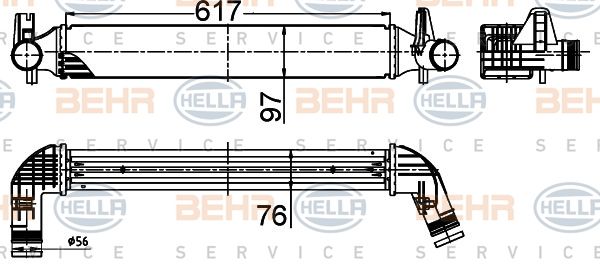 HELLA Starpdzesētājs 8ML 376 988-494