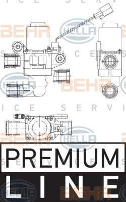 HELLA Dzesēšanas šķidruma regulēšanas vārsts 9XL 351 328-361