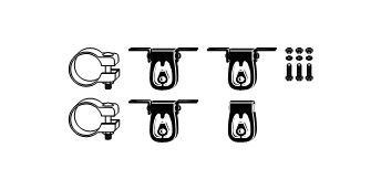 HJS Монтажный комплект, система выпуска 82 11 1562