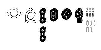 HJS Монтажный комплект, система выпуска 82 45 7805