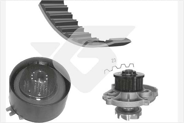 HUTCHINSON Ūdenssūknis + Zobsiksnas komplekts KH 139WP39