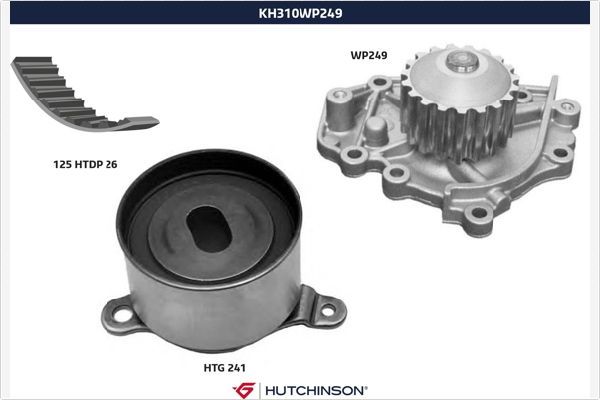 HUTCHINSON Ūdenssūknis + Zobsiksnas komplekts KH 310WP249