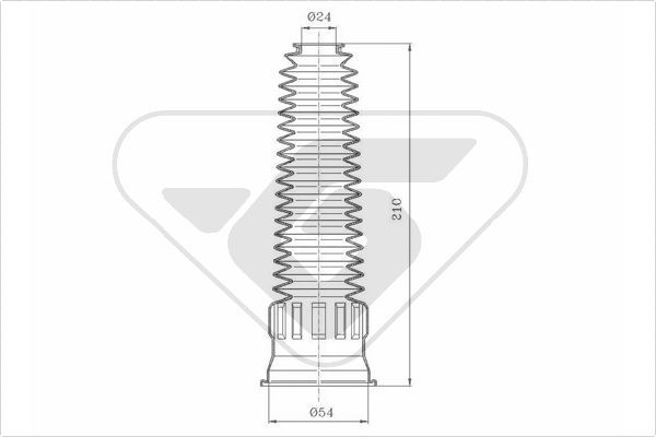 HUTCHINSON Putekļu aizsargkomplekts, Amortizators KP067