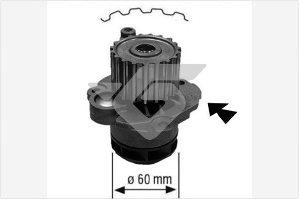 HUTCHINSON Водяной насос WP126