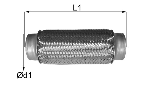 IMASAF Гофрированная труба, выхлопная система 06.70.55