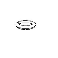 IMASAF Уплотнительное кольцо, труба выхлопного газа 09.40.26