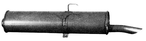 IMASAF Izplūdes gāzu trokšņa slāpētājs (pēdējais) 57.61.07