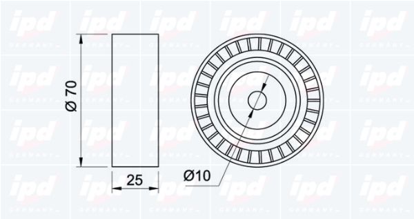 IPD Parazīt-/Vadrullītis, Ķīļrievu siksna 14-0492