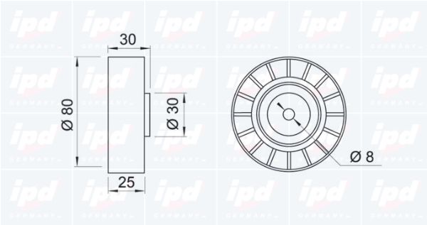 IPD Parazīt-/Vadrullītis, Ķīļrievu siksna 15-0437