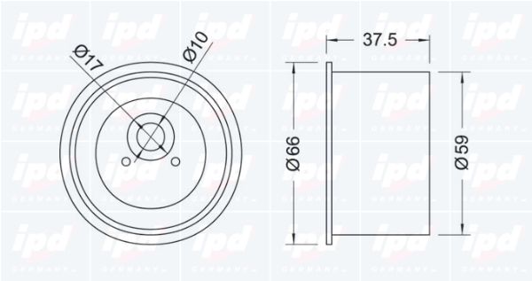 IPD Паразитный / Ведущий ролик, зубчатый ремень 15-0852