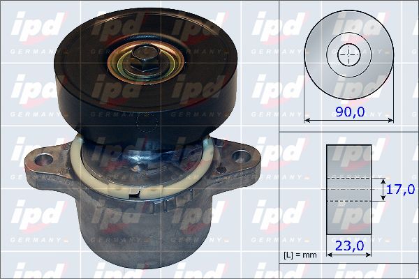 IPD Натяжная планка, поликлиновой ремень 15-3883