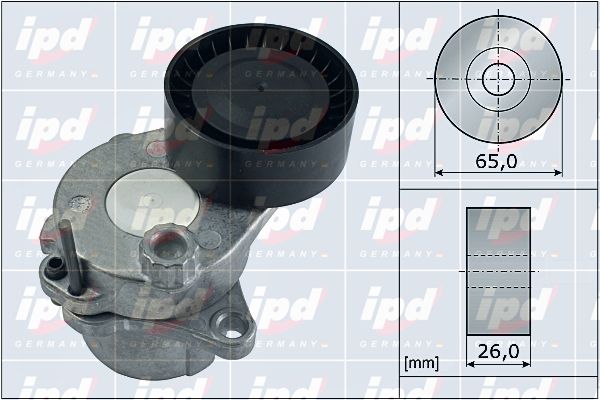 IPD Spriegotājrullītis, Ķīļrievu siksna 15-3982