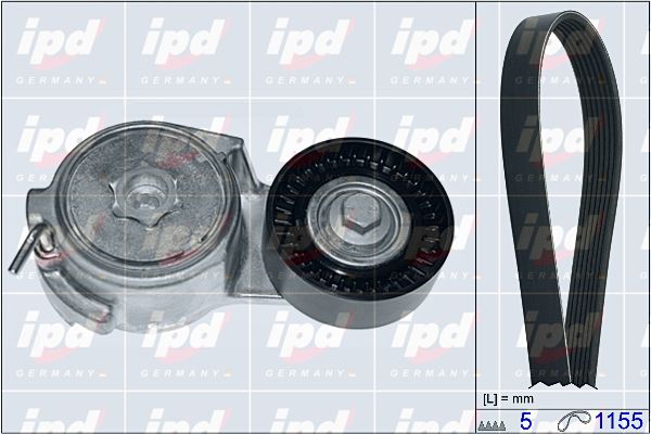 IPD Поликлиновой ременный комплект 20-1806