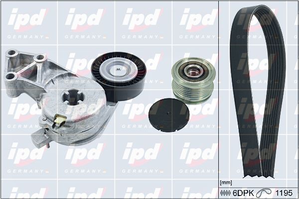 IPD Поликлиновой ременный комплект 20-1830