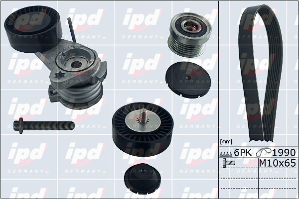 IPD Поликлиновой ременный комплект 20-1850