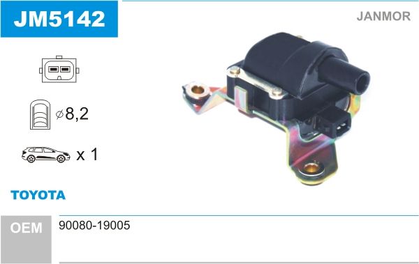 JANMOR Aizdedzes spole JM5142