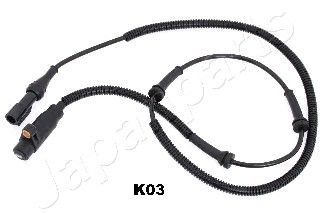 JAPANPARTS Датчик, частота вращения колеса ABS-K03