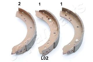 JAPANPARTS Bremžu loku komplekts GF-L02AF