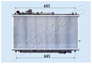 JAPANPARTS Radiators, Motora dzesēšanas sistēma RDA333019