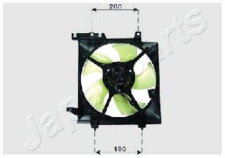 JAPANPARTS Ventilators, Motora dzesēšanas sistēma VNT241010