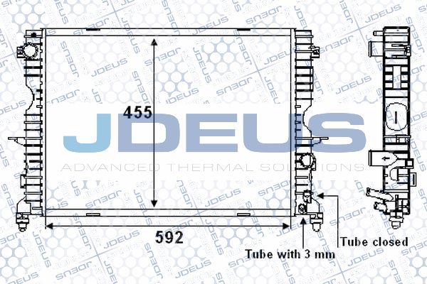 JDEUS Radiators, Motora dzesēšanas sistēma 002M20