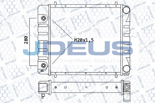 JDEUS Radiators, Motora dzesēšanas sistēma 002M24