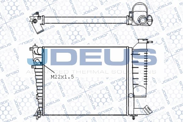 JDEUS Radiators, Motora dzesēšanas sistēma 007M22