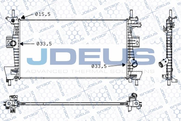 JDEUS Radiators, Motora dzesēšanas sistēma 012M38