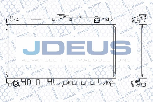 JDEUS Радиатор, охлаждение двигателя 016M25