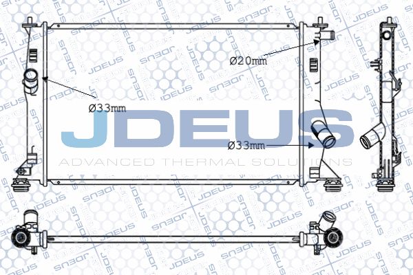 JDEUS Radiators, Motora dzesēšanas sistēma 016M38