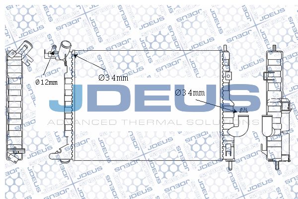 JDEUS Radiators, Motora dzesēšanas sistēma 020M32A
