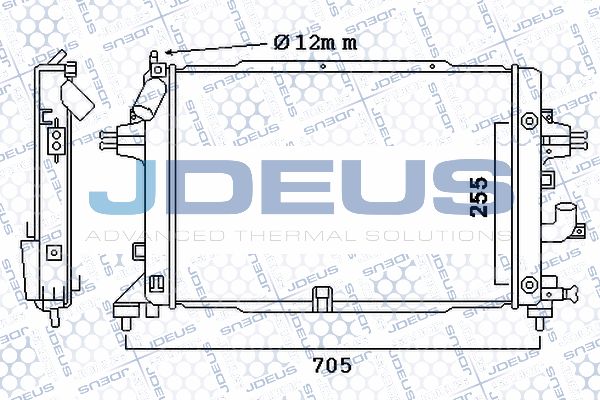 JDEUS Radiators, Motora dzesēšanas sistēma 020M41