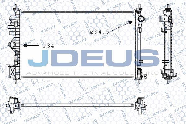 JDEUS Radiators, Motora dzesēšanas sistēma 020M67