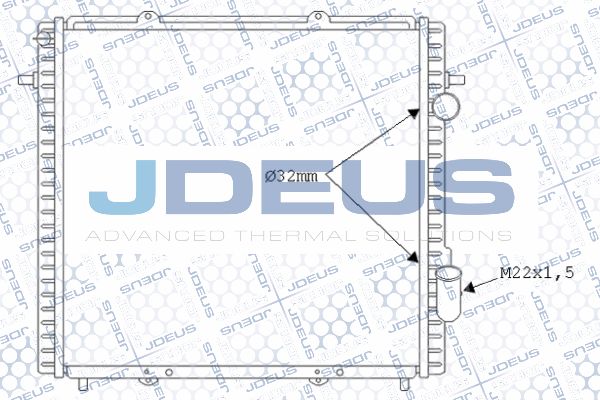 JDEUS Radiators, Motora dzesēšanas sistēma 023B46A