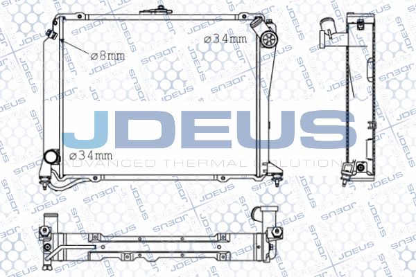 JDEUS Radiators, Motora dzesēšanas sistēma 028N34