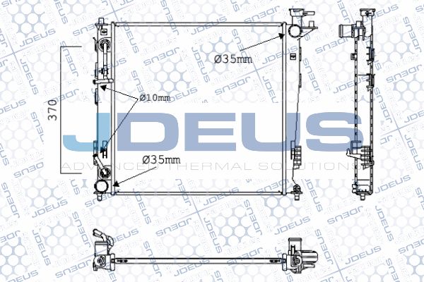 JDEUS Radiators, Motora dzesēšanas sistēma 054M51