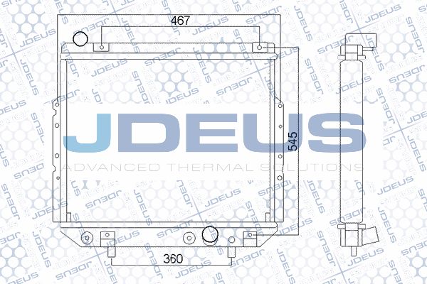 JDEUS Radiators, Motora dzesēšanas sistēma 057M01A