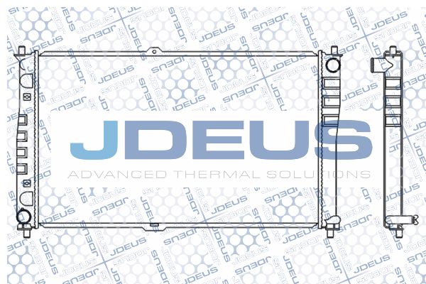 JDEUS Радиатор, охлаждение двигателя 065M03