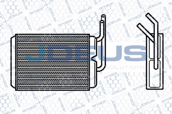 JDEUS Теплообменник, отопление салона 223M59