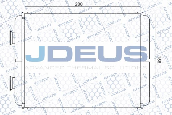 JDEUS Теплообменник, отопление салона 228M33A