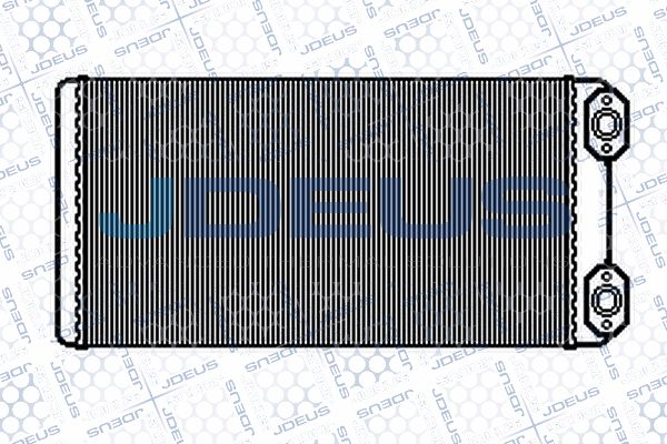 JDEUS Теплообменник, отопление салона 231M04